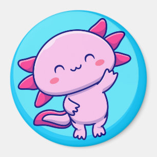 Imã Kawaii Axolotl