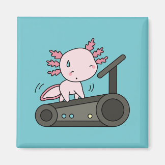 Imã Kawaii Axolotl na passadeira
