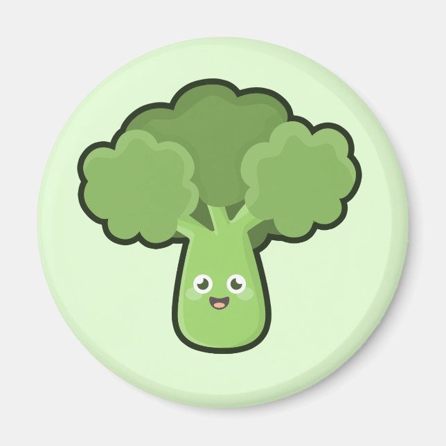 Imã Kawaii Broccoli (Frente)