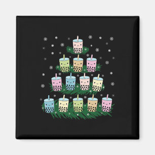 Imã Kawaii Bubble Milk Tea Bo Tea Árvore de Natal