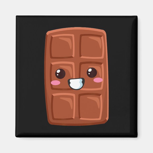 Imã Kawaii Halloween Group Costume Party S'mores Choco (Frente)