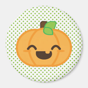 Imã Kawaii Jack O Lanterna Pumpkin Magnet
