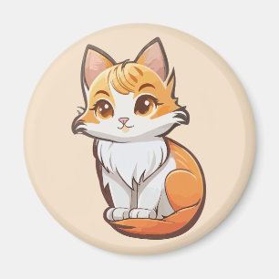 Imã Kawaii Kitten Adorável