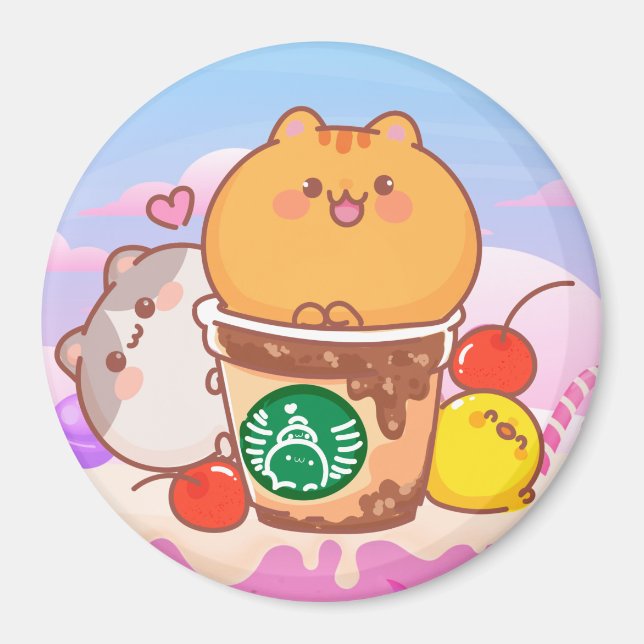 Imã Kawaii Magnet (Frente)
