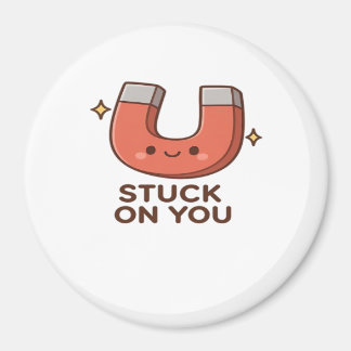 Imã Kawaii Magnet Stuck On You Cute Playful Style 