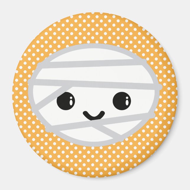 Imã Kawaii Mummy Magnet (Frente)