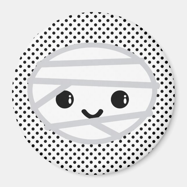 Imã Kawaii Mummy Magnet (Frente)