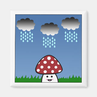 Imã Kawaii Mushroom Magnet