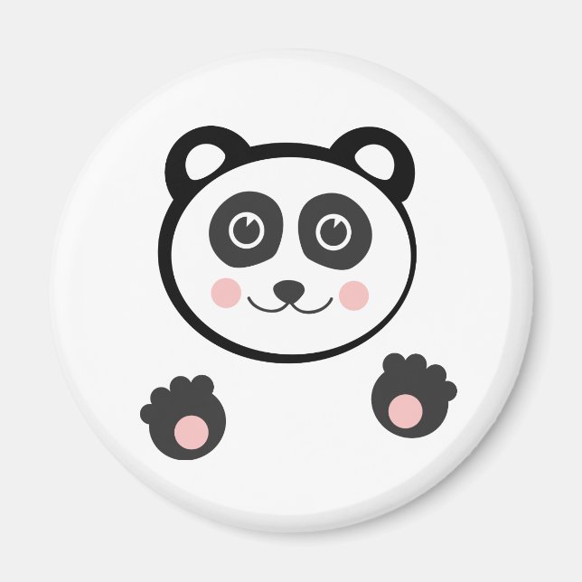 Imã Kawaii Panda (Frente)