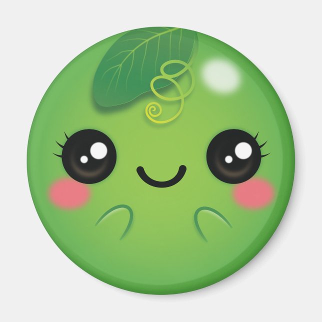 Imã Kawaii Pea (Frente)