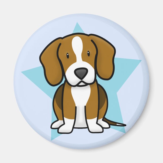 Imã Kawaii Star Beagle Magnet (Frente)