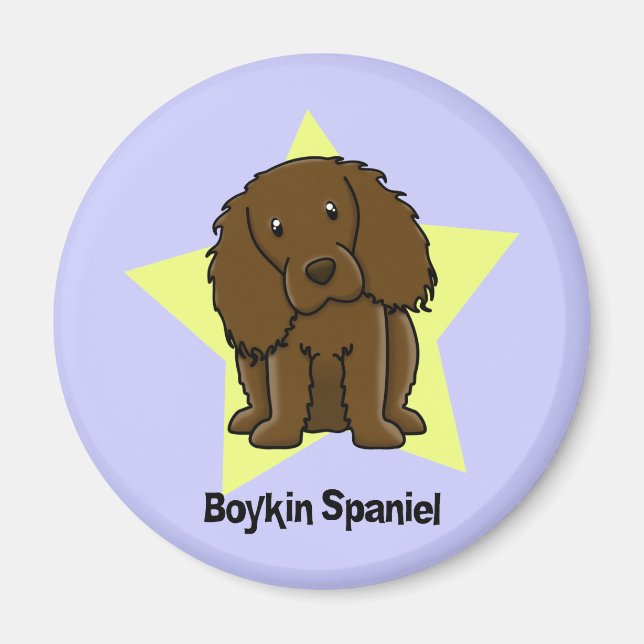 Imã Kawaii Star Boykin Spaniel (Frente)