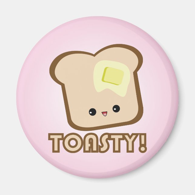 Imã Kawaii Toastia! Magneta (Frente)