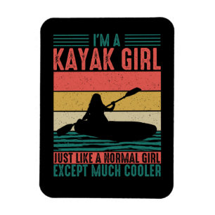 Ímã Kayak Girl, mas mais legal