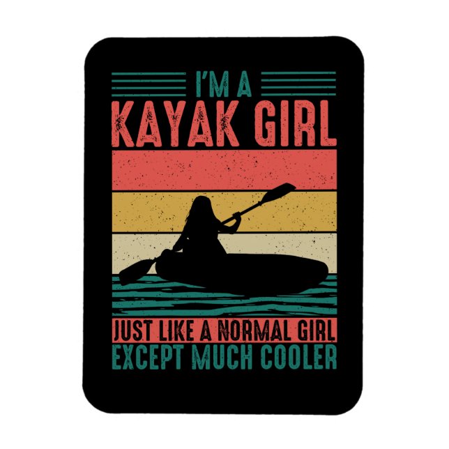Ímã Kayak Girl, mas mais legal (Vertical)