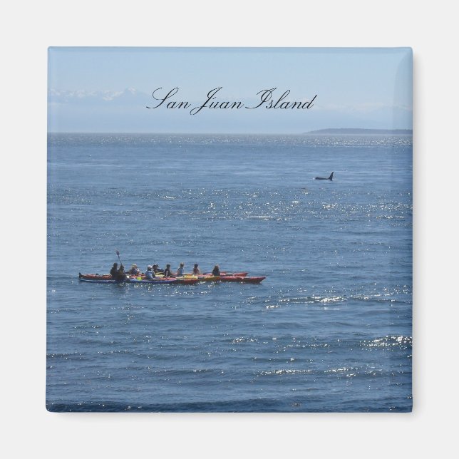 Imã Kayakers e Orca (Frente)