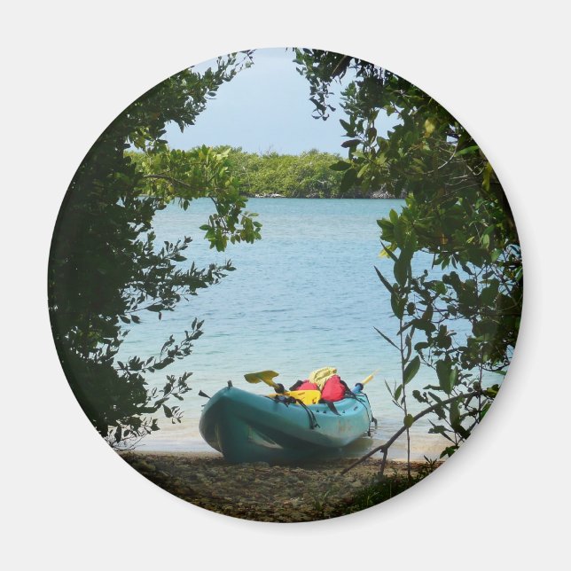 Imã Kayaking em Ruas. Thomas Ilhas Virgens dos EUA (Frente)