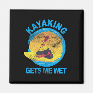 Imã Kayaking Me Faz Divertir No Dia Das Bruxas Molhado