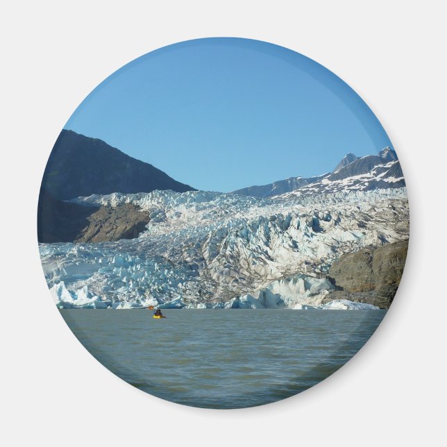 Imã Kayaking no Glacier Mendenhall (Frente)