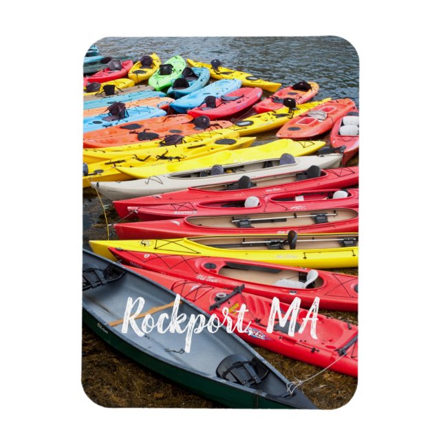 Ímã Kayaks colorido, MÃES Rockport (Vertical)