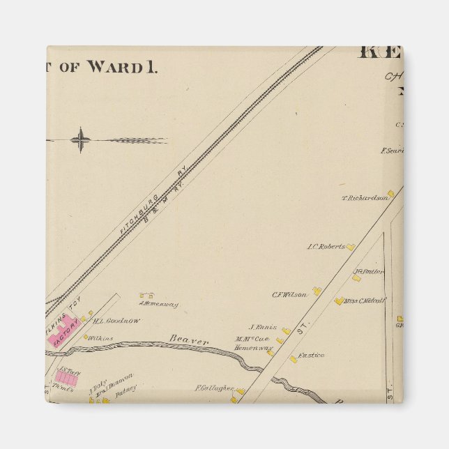 Imã Keene, Ward 1 (Frente)