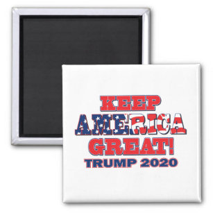 Imã Keep America Excelente Trump 2020