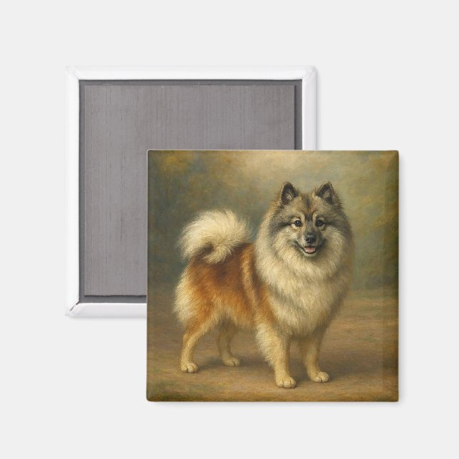 Imã Keeshond (Front/Back)