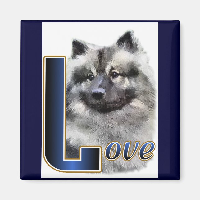 Imã Keeshond Gifts (Frente)
