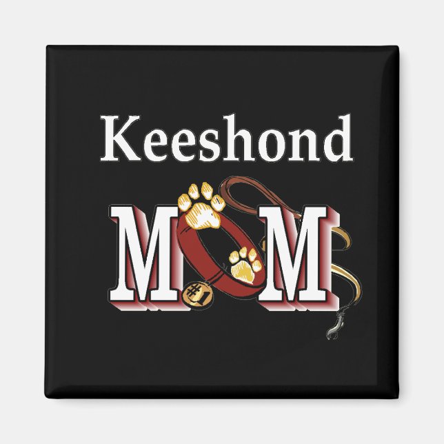 Imã Keeshond MOM Gifts (Frente)