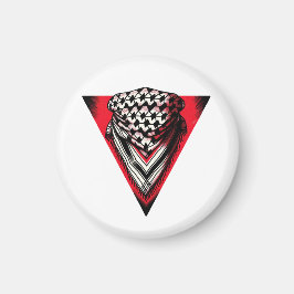 Imã Keffiyeh do Triângulo Vermelho Invertido