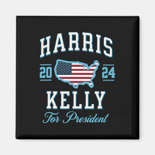 Imã Kelly 2024 Bandeira dos EUA Eleição Presidencial V