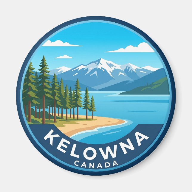 Imã Kelowna Canadá (Frente)