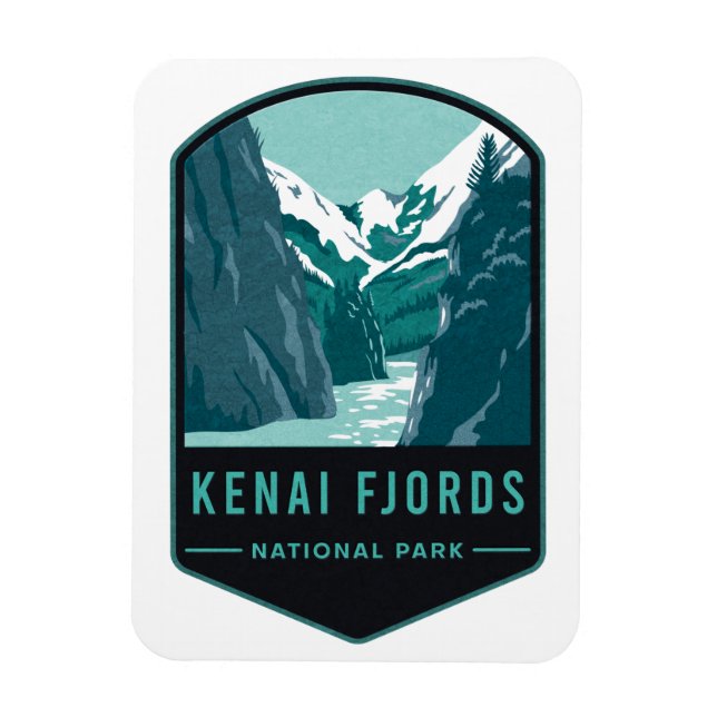 Ímã Kenai Fjords National Park (Vertical)