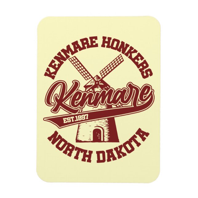 Ímã Kenmare, Dakota do Norte (Vertical)