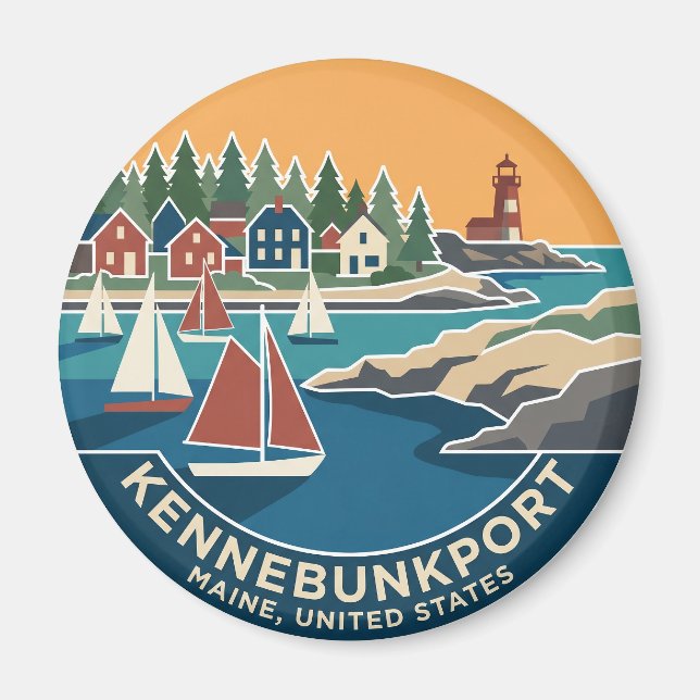 Imã Kennebunkport Maine (Frente)