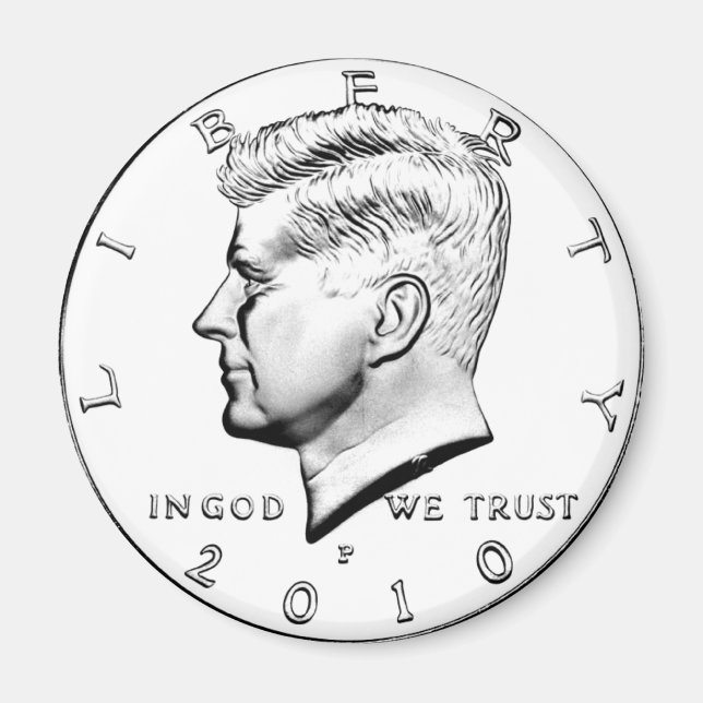 IMÃ KENNED HALF DOLLAR (Frente)