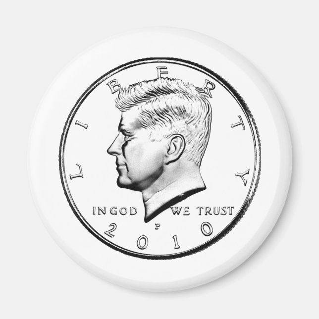 IMÃ KENNED HALF DOLLAR (Frente)