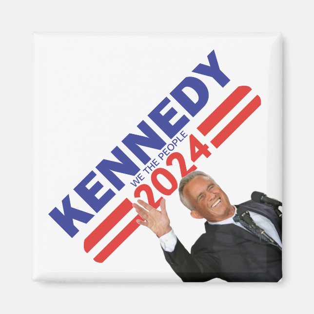 Imã KENNEDY 2024 Magnet, RFK Jr para Presidente (Frente)