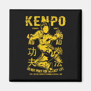 Imã Kenpo Karate Artes Marciais Retro Vintage Distúrbi