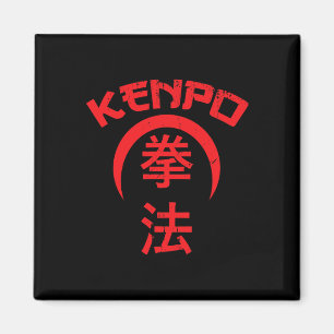Imã Kenpo Karate Design Japonês - Letra Arte Marcial