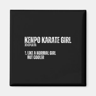Imã Kenpo Karate Girl Definition Mulheres Engraçadas A
