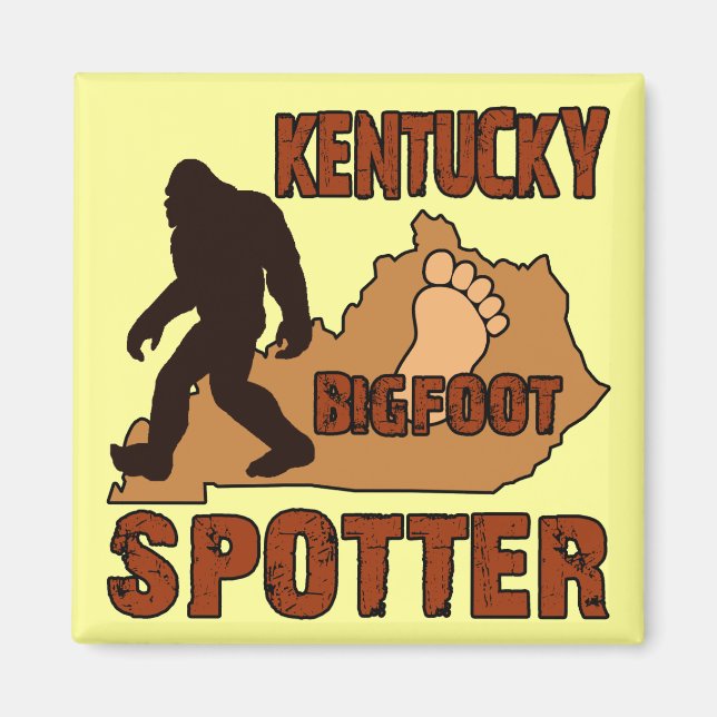 Imã Kentucky Bigfoot Spotter (Frente)