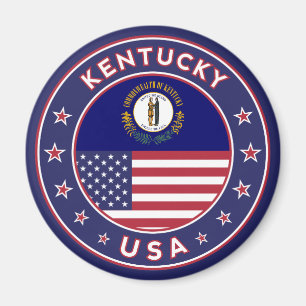 Imã Kentucky, capa de telefone do Kentucky, adesivo do