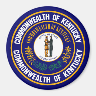 Imã Kentucky Round Emblem