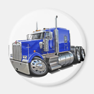 Imã Kenworth w900 Blue Truck