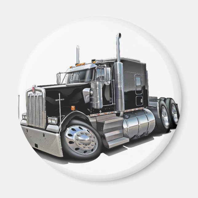Imã Kenworth w900 Caminhão Negro (Frente)