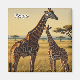 Imã Kenya Masai Mara Girafas Viagem