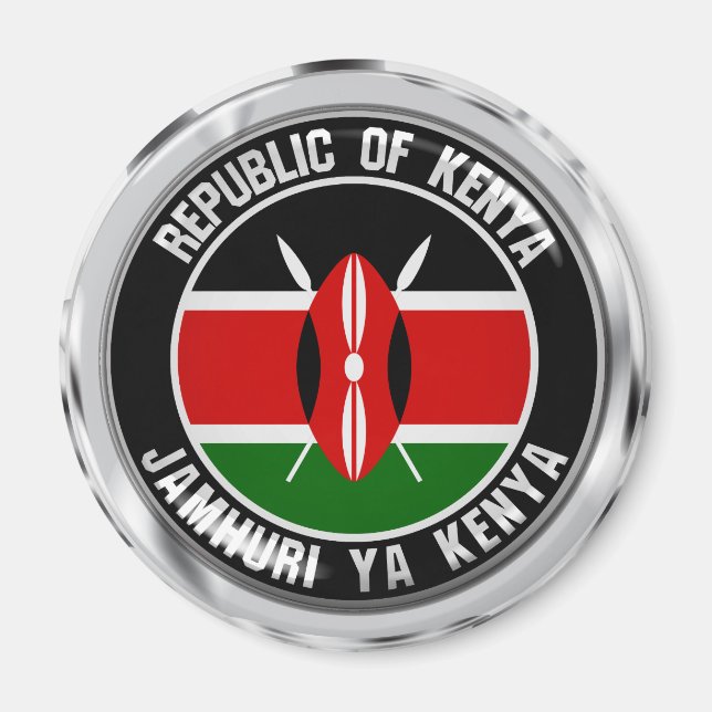 Imã Kenya Round Emblem (Frente)