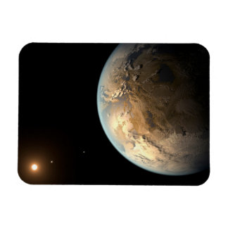 Ímã Kepler-186f Orbitando Uma Estrela Distante.