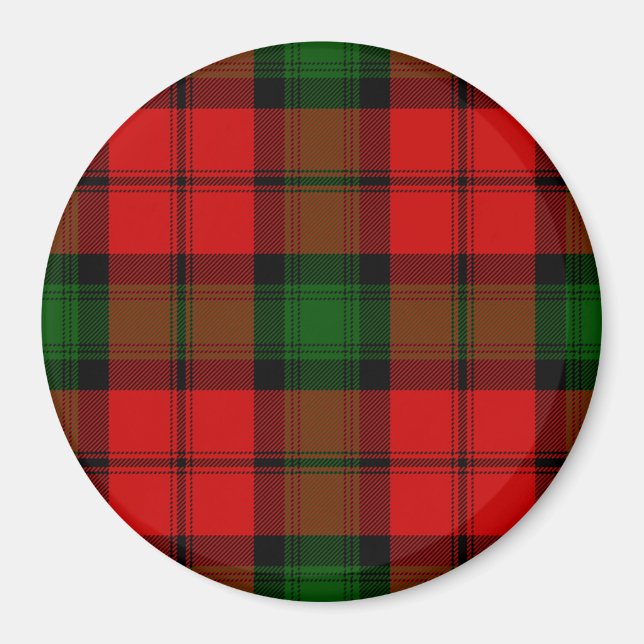 Imã Kerr tartan green xadrez vermelha (Frente)
